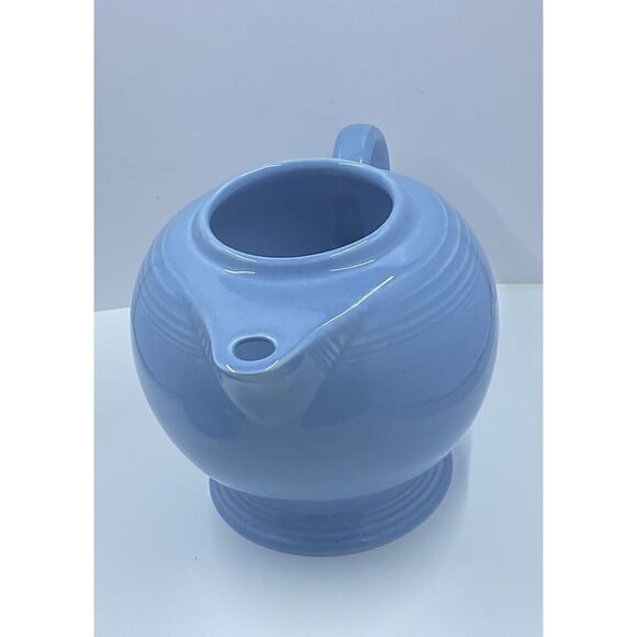 Homer Laughlin HLC Fiesta Periwinkle Teapot w/Lid Large 44 oz. 5 Cup Retired - Picture 12 of 16